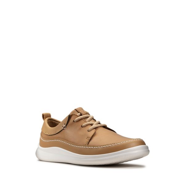Clarks Boys Cloud Blaze Kid Casual Shoes Brown | CA-3248197